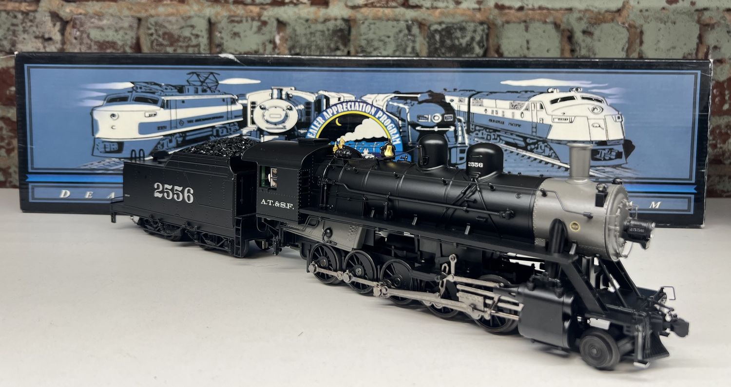 Pre-Owned MTH 20-80008A - Russian Decapod 2-10-0 Russian Decapod - Santa Fe #2556