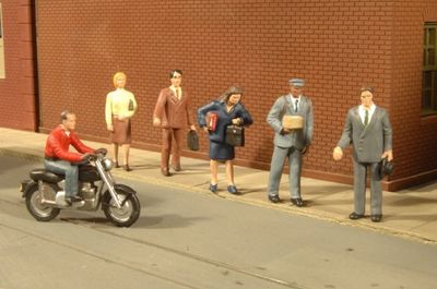 Bachmann #33151 City People with Motorcycle
