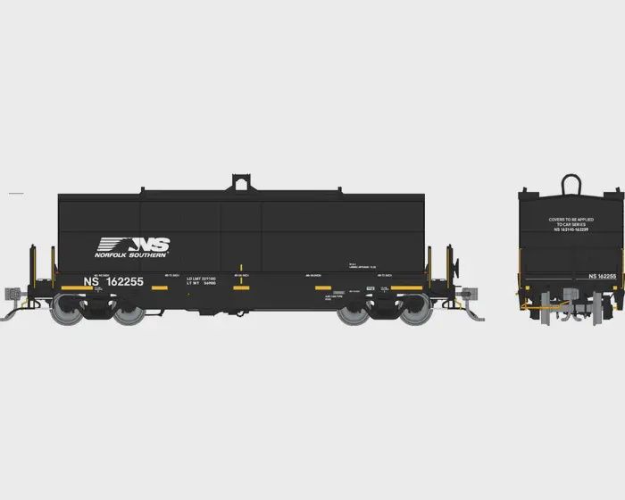 Rapido 168003A HO Greenbrier Coil Car: Norfolk Southern - Black: Single Car #1