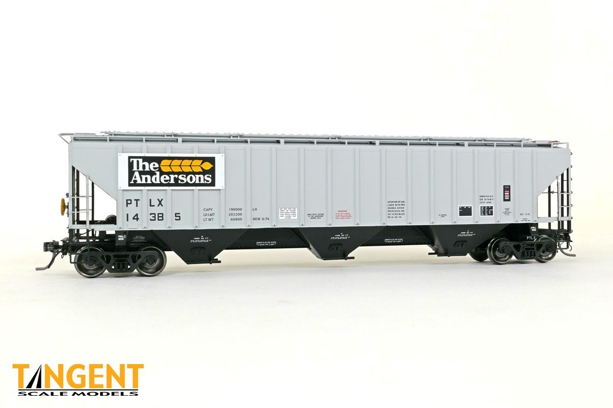 Tangent 20084 Pullman Transport Leasing Company (PLTX) “The Andersons 1974” PS4750 Covered Hopper, Road Number: 14396