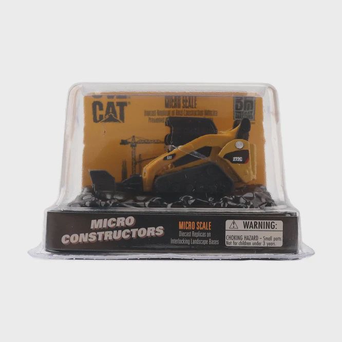DIECAST MASTER 85733CS CAT Micro 299C Compact Track Loader - Broom