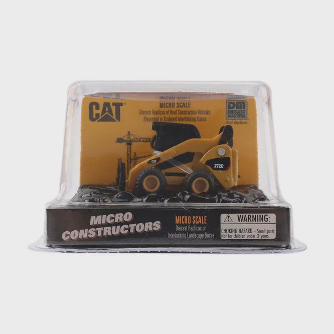 Diecast Master 85728CS - CAT Micro 272C Skid Steer Loader - Pallet Fork