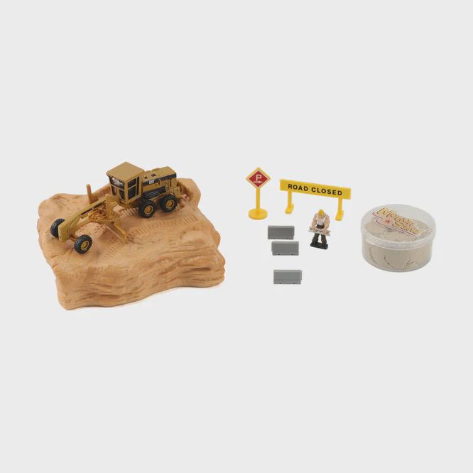 Diecast Master 84554 - 1:87 Cat 163H Motor Grader Earth Mover Playset