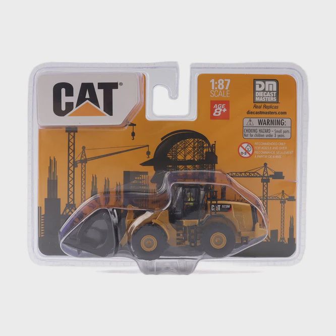 DIECAST MASTERS  84661CS 1:87 Cat 950G Wheel Loader With Log Fork and Wood Log