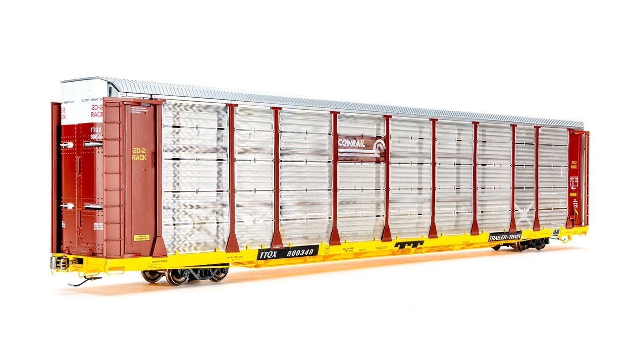 Class One Model Works FC00606 ~ HO Scale ~ Thrall 20-2 Autorack ~ Type A ~ Conrail #TTQX 800340