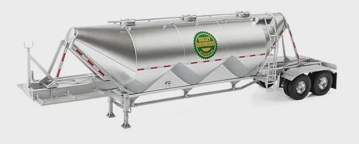 Walthers 949-2623 Dry Bulk Semi Trailer - Assembled - Transload Facility -- Valley Growers Association
