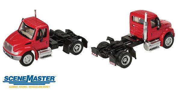 Walthers 949-11131 - International(R) 4300 Single-Axle Semi Tractor Only - Assembled -- Red