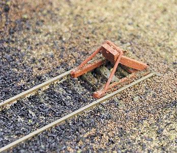 Walthers Cornerstone Part # 933-3511 Track Bumpers -- Kit pkg(12)