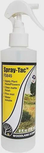 Woodland Scenics Part #645 Field System -- Spray-Tac(TM) - 8oz 237mL