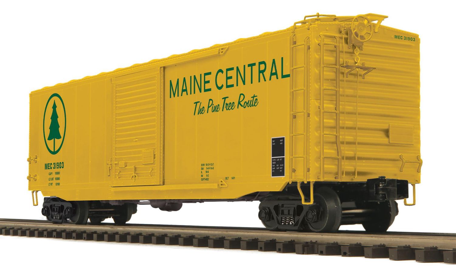 MTH Premier 20-99435 - 50’ Ps-1 Box Car w/Youngstown Standard Door - Maine Central #, Road Number: 31903