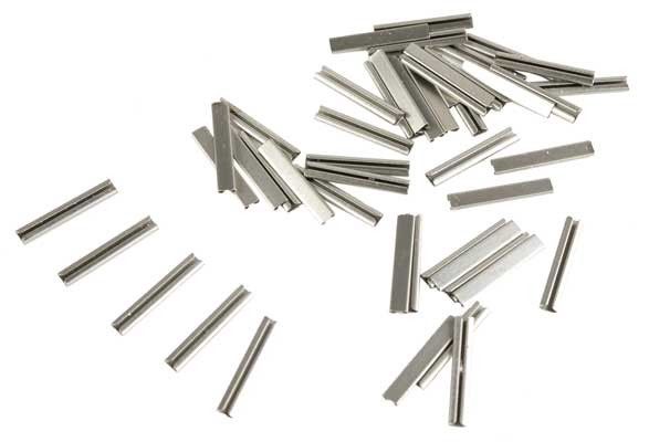 Walthers Track 948-83102 - Code 83 or 100 Nickel Silver Rail Joiners pkg(48) - HO Scale