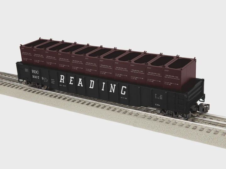 Lionel 2426300 Reading PS-5 Gondola #33079 - with Coke Containers
