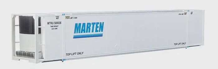 WALTHERS-949-8707-53' Reefer Container - Ready to Run -- Marten