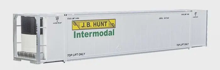 WALTHERS-949-8706-53' Reefer Container - Ready to Run -- J.B. Hunt