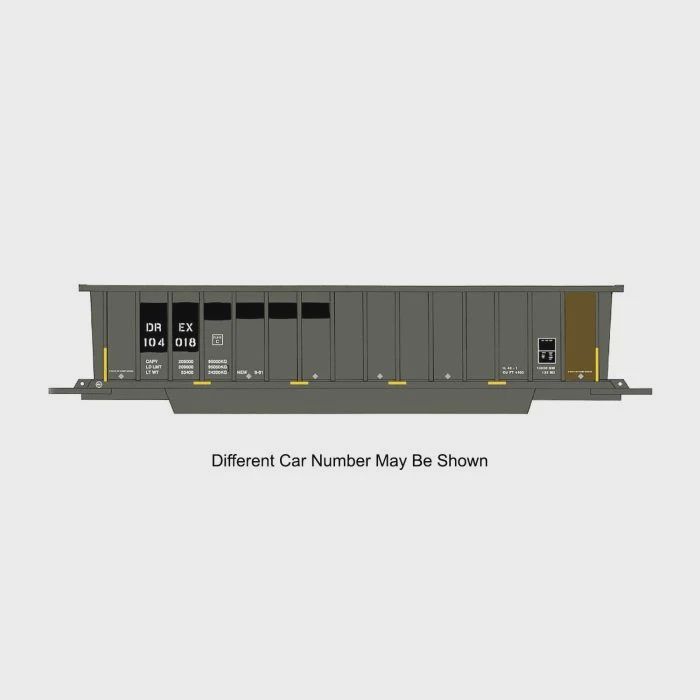 InterMountain 47111 - Bathtub Coal Gondola - DREX EX-PROCOR - Ho Scale