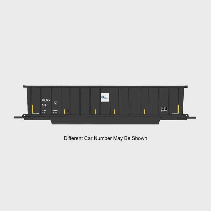 InterMountain 47112 - Bathtub Coal Gondola - MLMX / Sims Metal