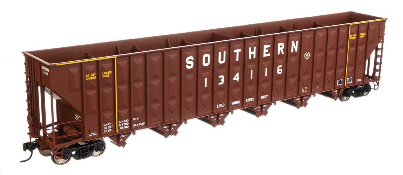 Walthers Mainline 910-6786 HO Scale Greenville 7,000 Cu Ft Woodchip Hopper "Brown" Southern 134963