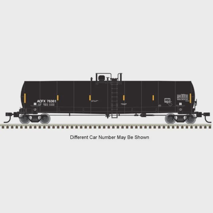 Atlas 20007619 - ACF 23,500-Gallon Tank Car - ACFX Black #76361