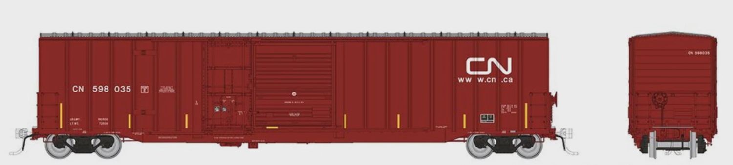 Rapido 193005A - Trenton Works 6348 Boxcar Canadian National CN Repaint #598035