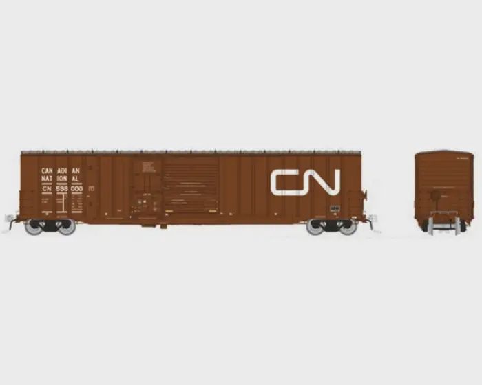 Rapido 193001A - HO Trenton Works 6348 cu.ft. Canadian National Boxcar #598062