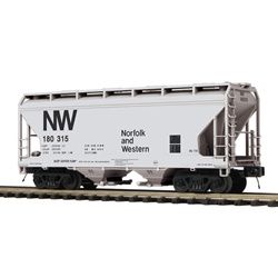 ATLAS O 3001890 - 2-BAY CENTERFLOW HOPPER - NORFOLK &amp; WESTERN, Road Number: 180315