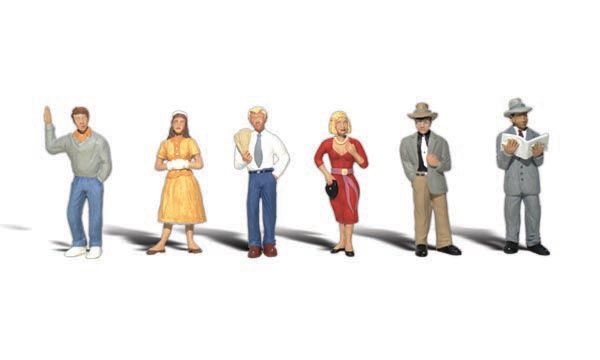 WOODLAND SCENICS A2121 Pedestrians - N Scale