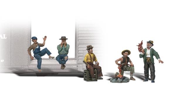 WOODLAND SCENICS A2138 HOBOS-N SCALE
