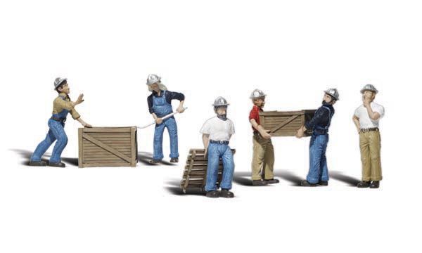 WOODLAND SCENICS A2123 DOCL WORKERS-N SCALE