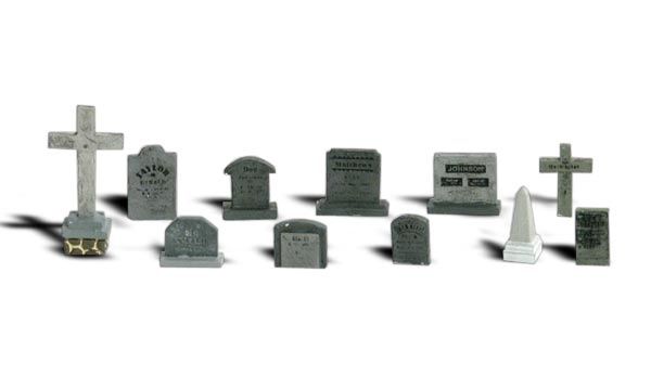 WOODLAND SCENICS A2164 Tombstones - N scale