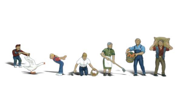 WOODLAND SCENICS A2152 FARM PEOPLE - N SCALE