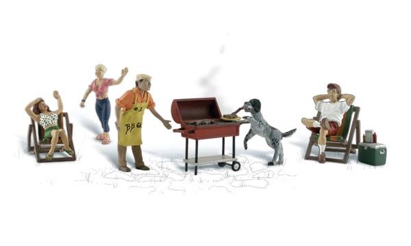 WOODLAND SCENICS A2209 BACKYARD BARBEQUE-N SCALE