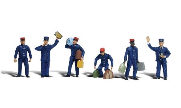 WOODLAND SCENICS A2131 TRAIN PERSONNEL- N SCALE