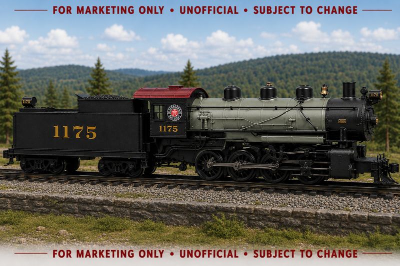 O Scale RailKing Seaboard Airline 0-8-0 Imperial Steam Engine w/Proto-Sound 3.0