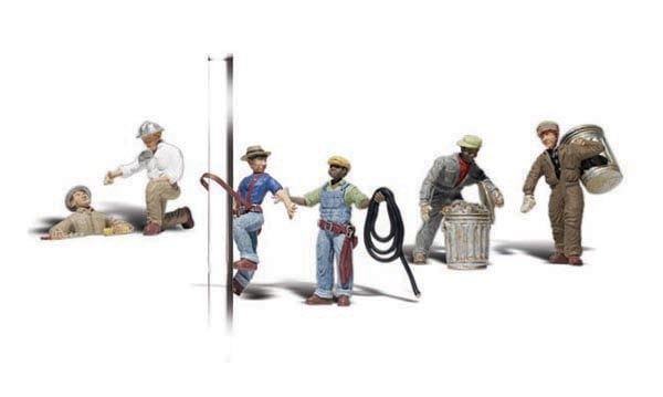 WOODLAND SCENICS A2126 CITY WORKERS- N SCALE
