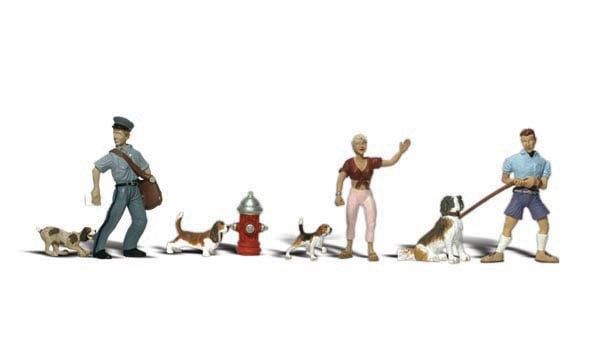 WOODLAND SCENICS A2143 PEOPLE AND PETS- N SCALE