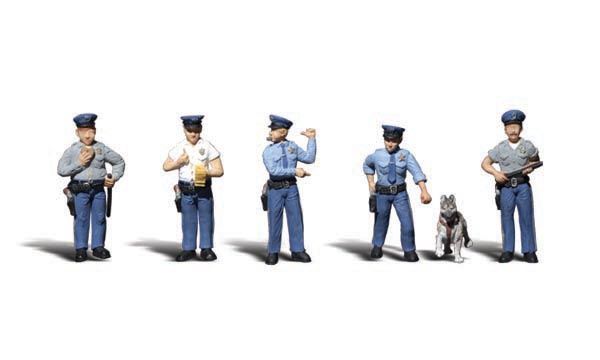 WOODLAND SCENICS A2122 POLICEMAN - N SCALE