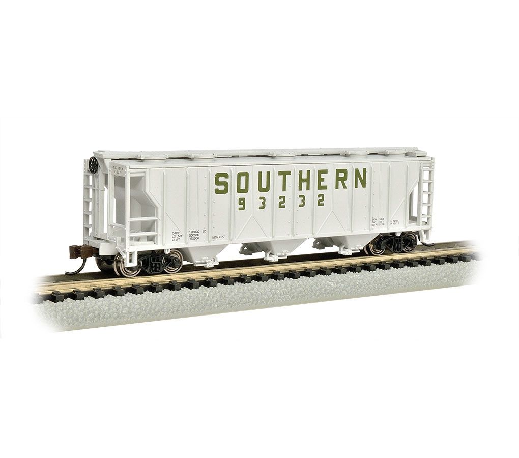 BACHMANN SILVER SERIES 73851 Southern - PS-2 Three-Bay Covered Hopper