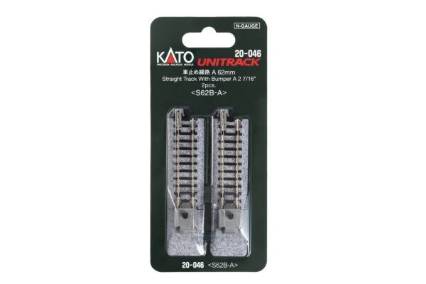 Kato 20-046 N BUMPER A 62mm, 2 ea. (previous #20-033)