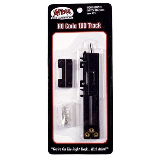 Atlas 53 - Remote Switch Machine - Right Hand - HO Scale