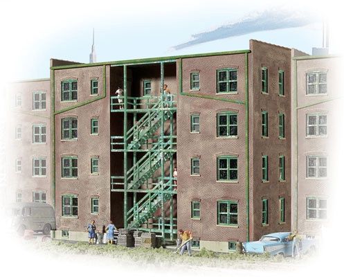 Walthers Cornerstone 933-3263 - N Parkview Terrace Background Building