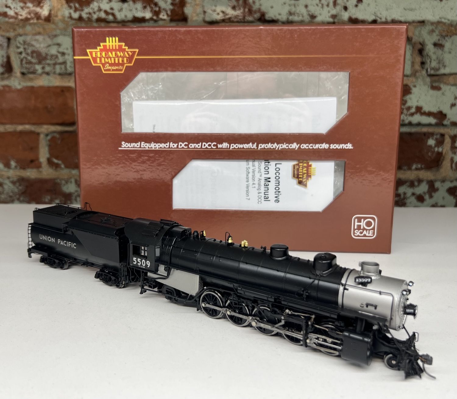 PRE-OWNED- HO Brass - BLI 1296 UP Union Pacific TTT-6 2-10-2 #5509 DCC/SOUND