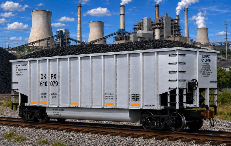 ATLAS O PREMIER DKPX COALPORTER 4-PACK (SILVER) - 3RL