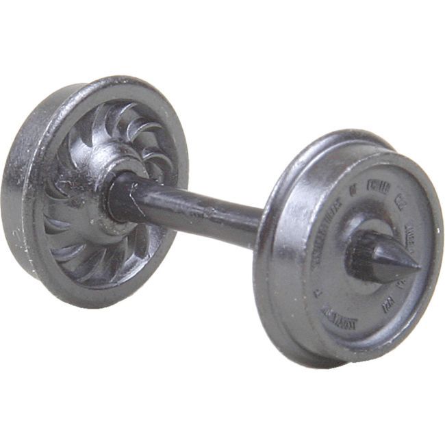 KADEE #521 HO Scale 36" Diameter Ribbed Back Metal Code 110 Wheels - Freight and Passenger