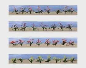 JTT 95549 Flower Plants 3/4" O scale 30/pk