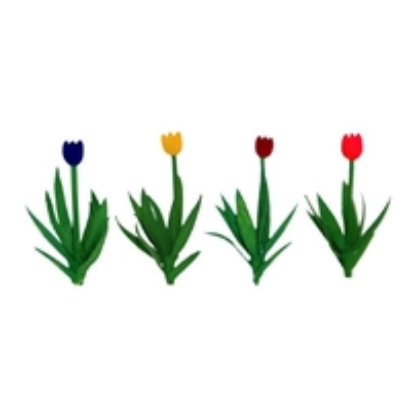 JTT 95555 - Tulips:Color Assortment 36/pk - 1") - O Scale