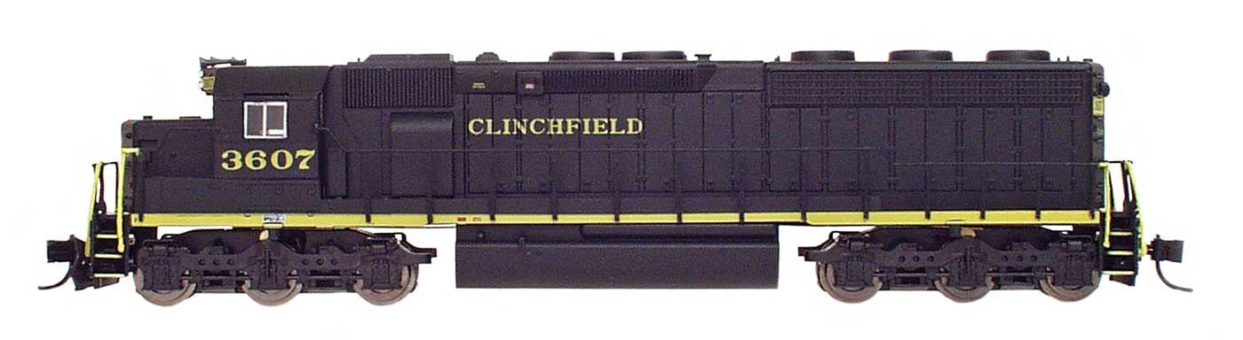 Intermountain 69557S DCC/ESU LokSound V5 Equipped EMD SD45-2 Locomotive Clinchfield no anti-climber CRR, Road Number: 3612