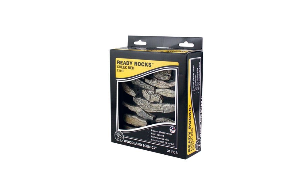Woodland Scenics C1141 - Ready Rocks - Creek Bed