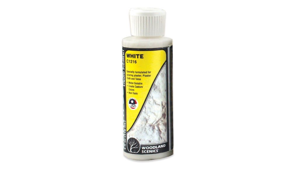 Woodland Scenics C1216 - Earth Colors Liquid Pigment - White