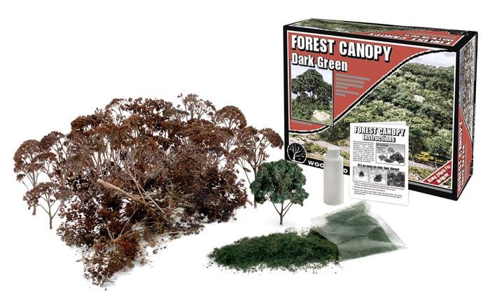 WOODLAND SCENICS F1662 Dark Green Forest Canopy