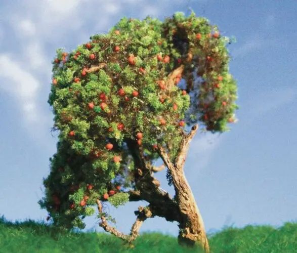 Grand Central Scenery T23 - Apple Tree -- 3 to 5" 7.6 to 12.7cm pkg(2)